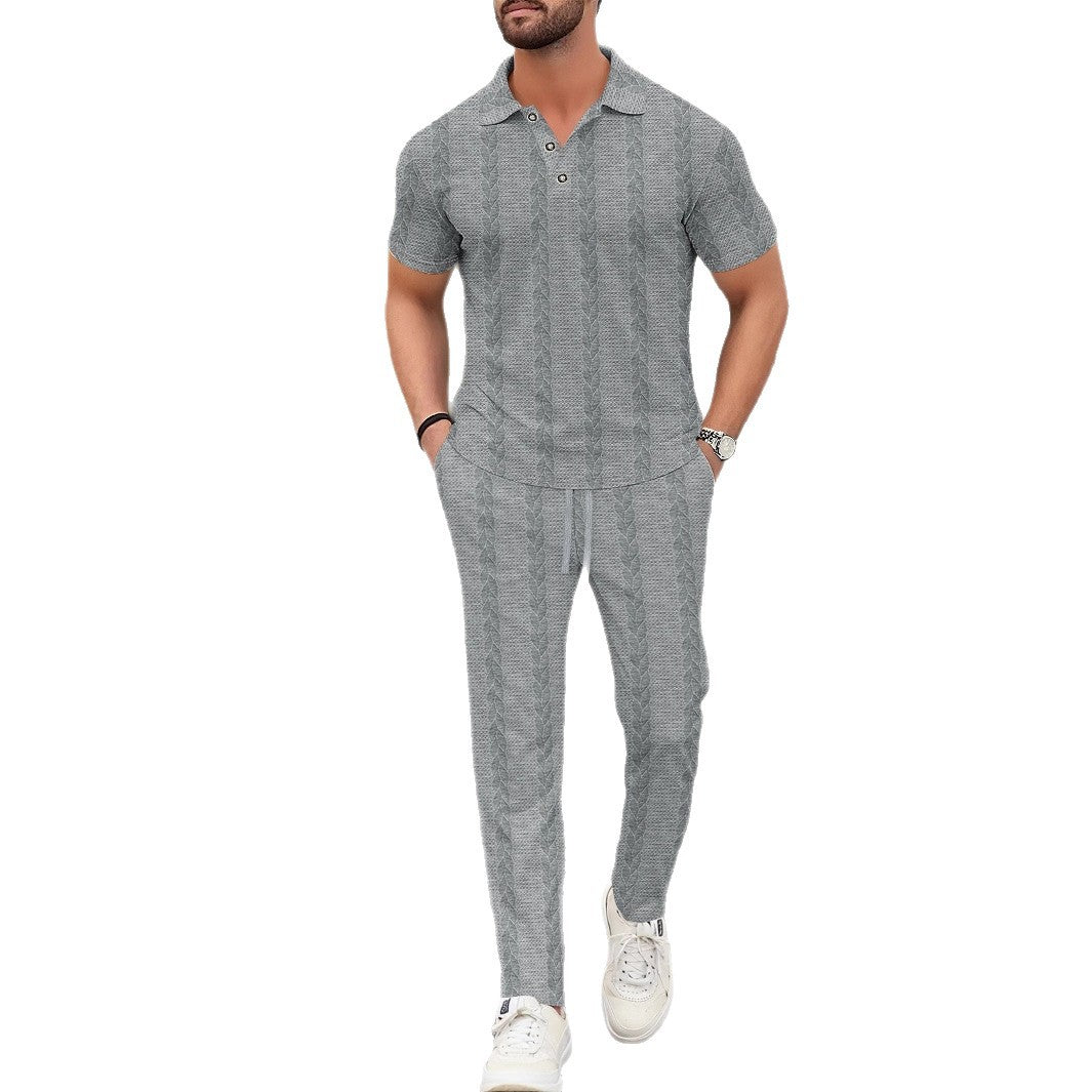 Herren Freizeitanzug Bequem Jogginghose Sportlich Modern