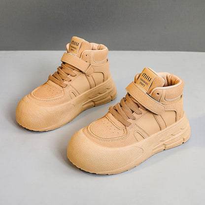 Damen Sneaker Sportlich High-Top mit Klettverschluss