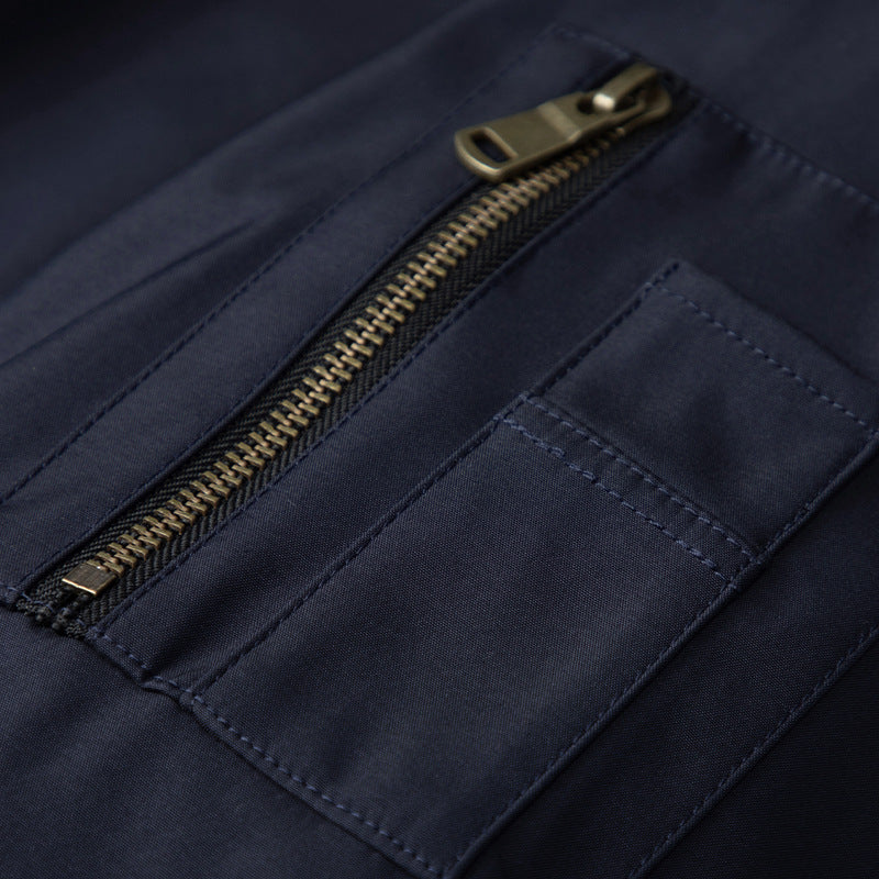 Herren Jacke Moderner Schnitt Vielseitig Taschen Freizeit