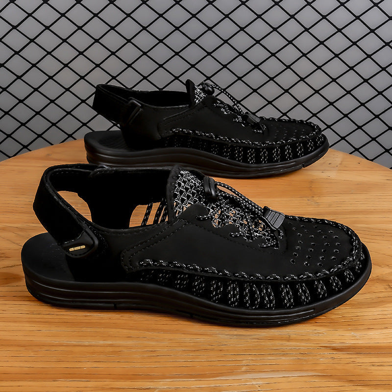 Damen Sport Sandalen Schnellschnürsystem Elastisch Bequem