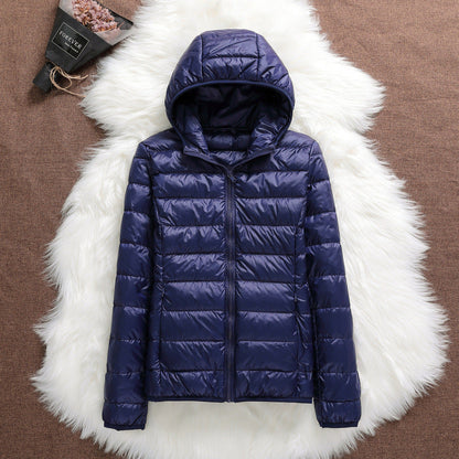 Mode Blaue Damenjacke Klassisch Himmelblau