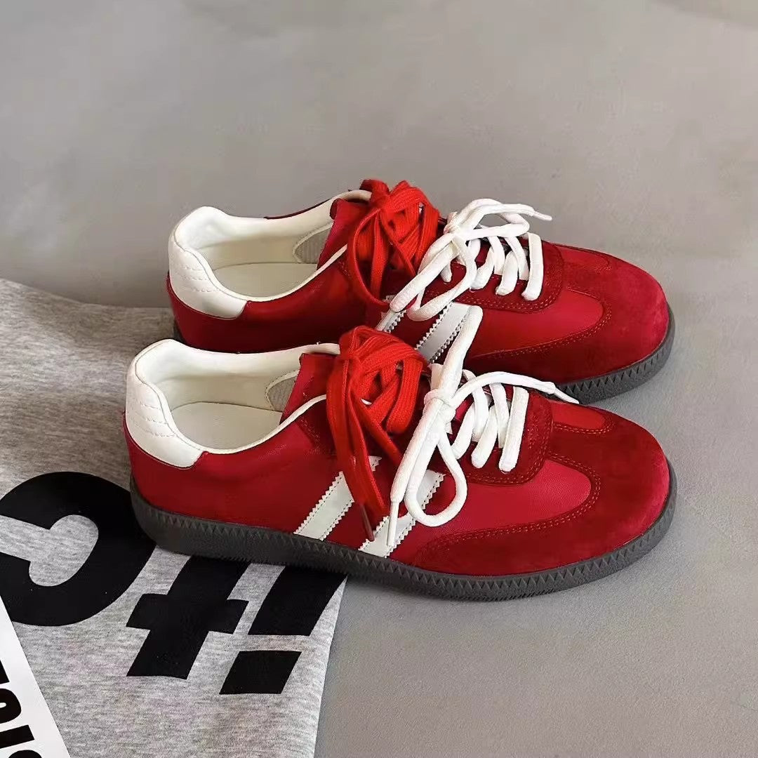 Damen Sneaker Vintage Retro Frauen Schuhe