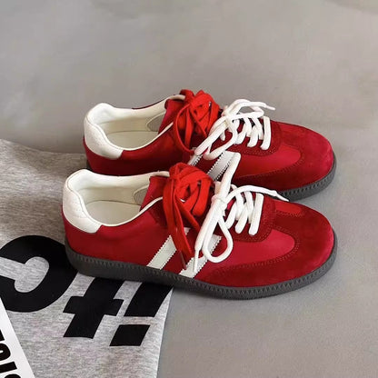 Damen Sneaker Vintage Retro Frauen Schuhe