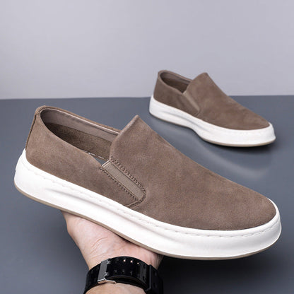 Damen Sneaker Wildleder Bequem Rutschfest