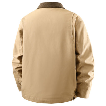 Herren Outdoor-Jacke Multifunktions mit abnehmbarem Kragen Wasserabweisend