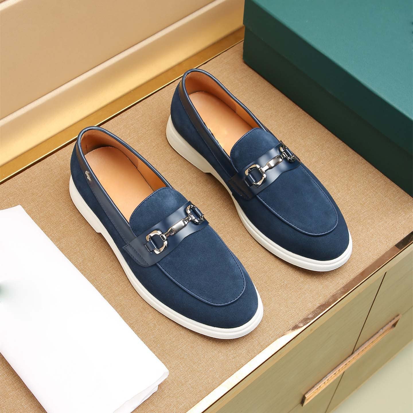 Damen Slipper Mokassin Weich Bequem Rutschfest - BerlinGlamour
