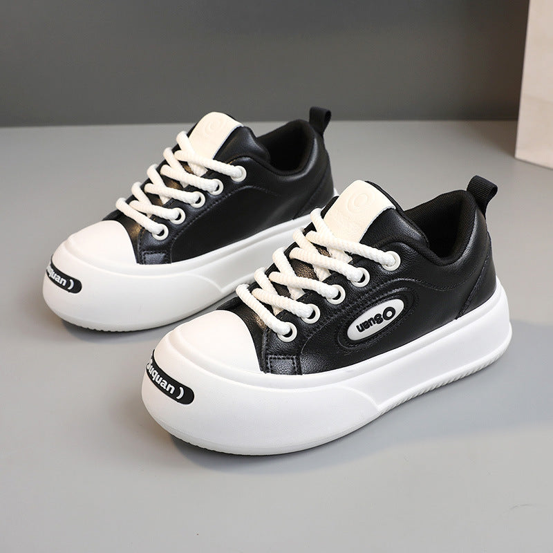 Damen Plateau Sneaker Hoch mit atmungsaktiver Oberfläche und verstärktem Sohlenprofil