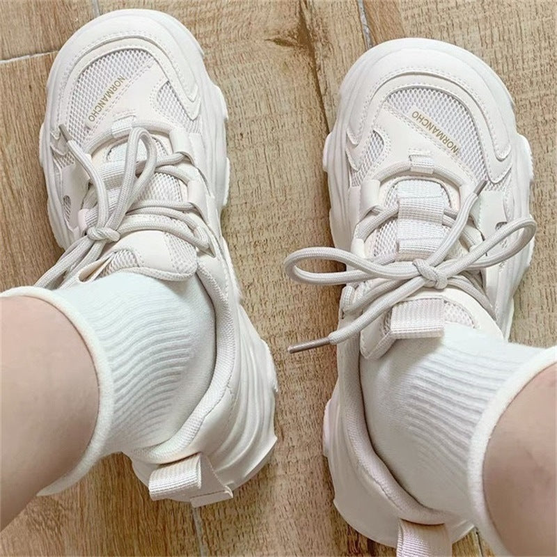 Damen Sneaker Sportlich Chunky Atmungsaktiv Mit Rutschfester Sohle - BerlinGlamour