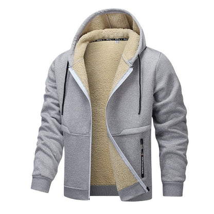 Herren Winterjacke Warm mit Innenfutter Modern