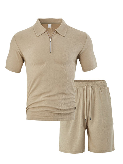 Herren Sportset Kurzarm Baumwolle Modern