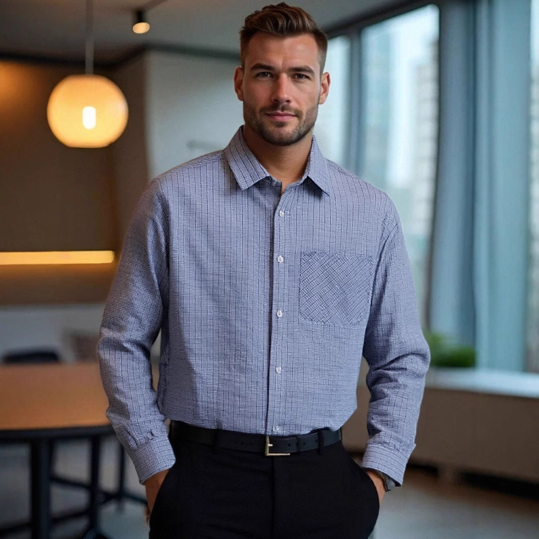 Herren Hemd Kariert Modern Baumwolle Qualität