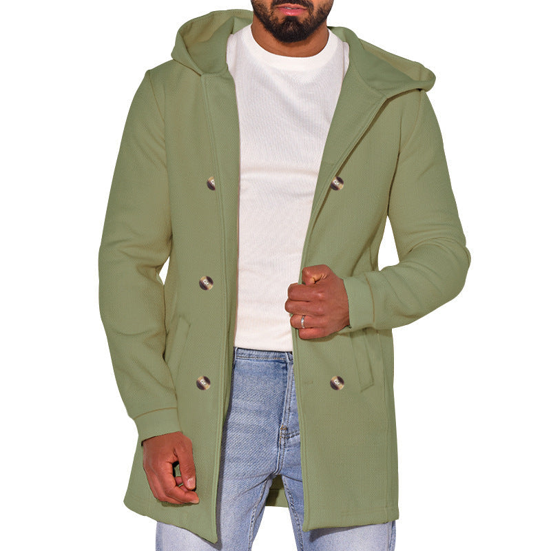 Herren Parka Kapuze Winterjacke Modern
