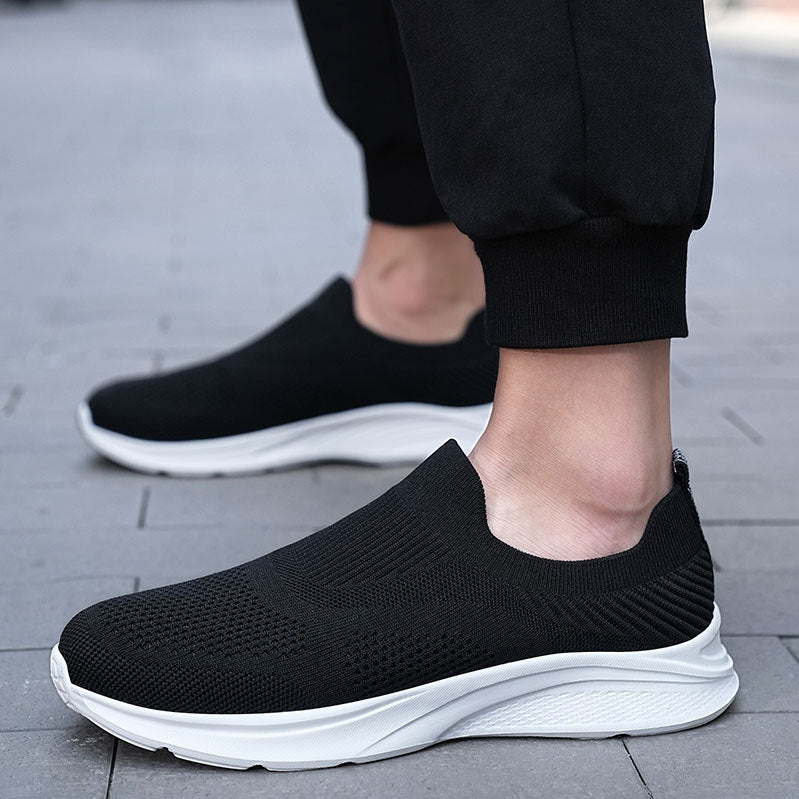 Damen Sneaker Bequem Atmungsaktive Laufschuhe Slip-On