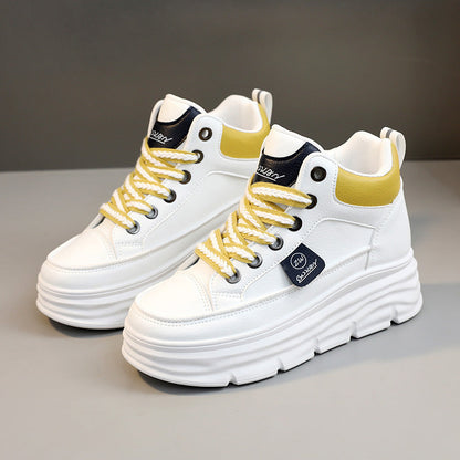 Damen Sneaker Plattform Weiße Hochzeitsschuhe Trendy Sommer