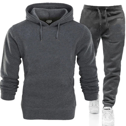 Herren Sportanzug Kapuzenpullover Jogginghose Set Bequem