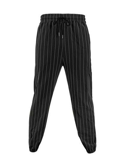 Herren Freizeithosen Elastisch Mit Streifen Modern