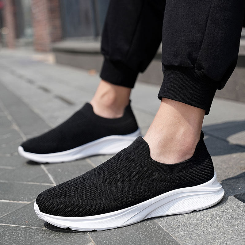 Damen Sportschuhe Slip-On Atmungsaktiv Mesh Bequem