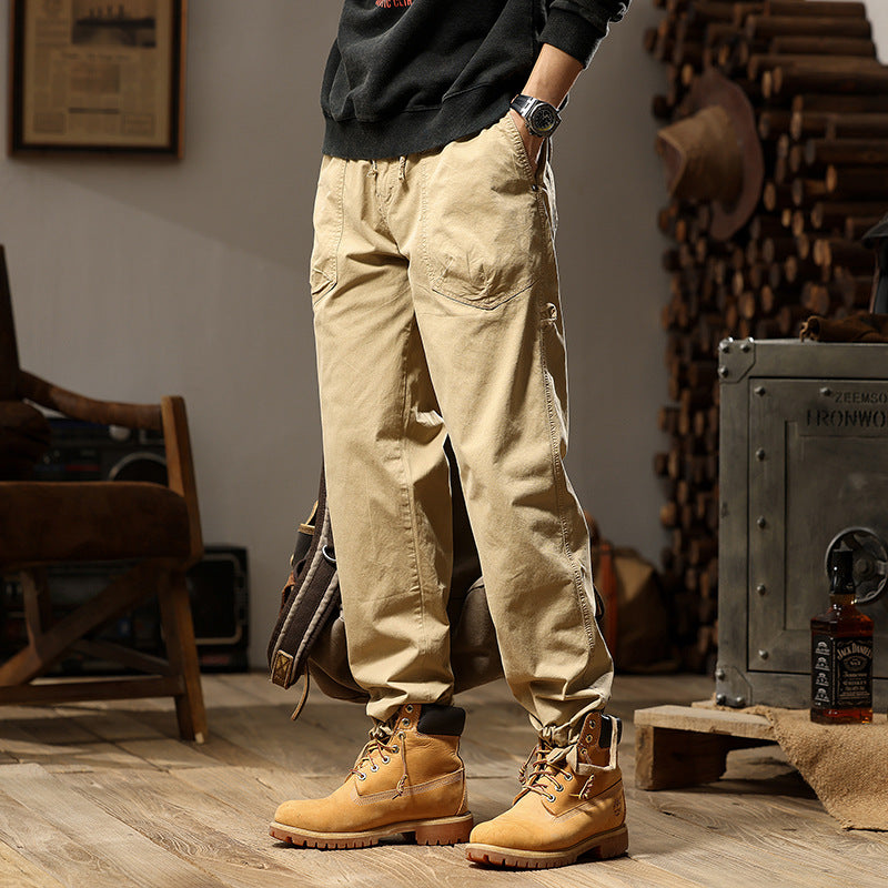 Herren Cargo-Hose Multifunktionshose Bequem Elegant