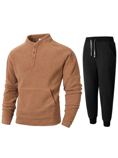 Herren Fleeceanzug Bequem Warm Sportlich