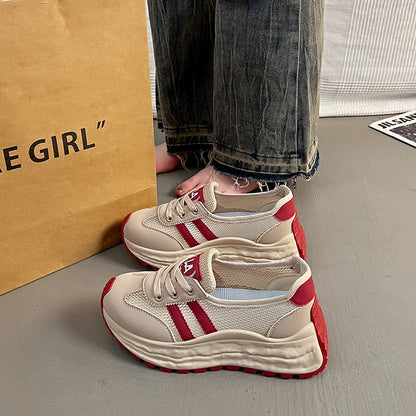 Damen Sneaker Bequem Dämpfung Modern Design
