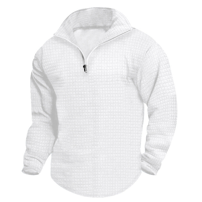 Bequeme Fleecejacke Herren Modern Reißverschluss