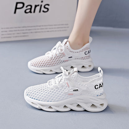 Damen Laufschuhe Atmungsaktiv Flexibel Sneaker für Sport