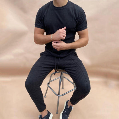 Herren Strickanzug Bequem Lässig Modern