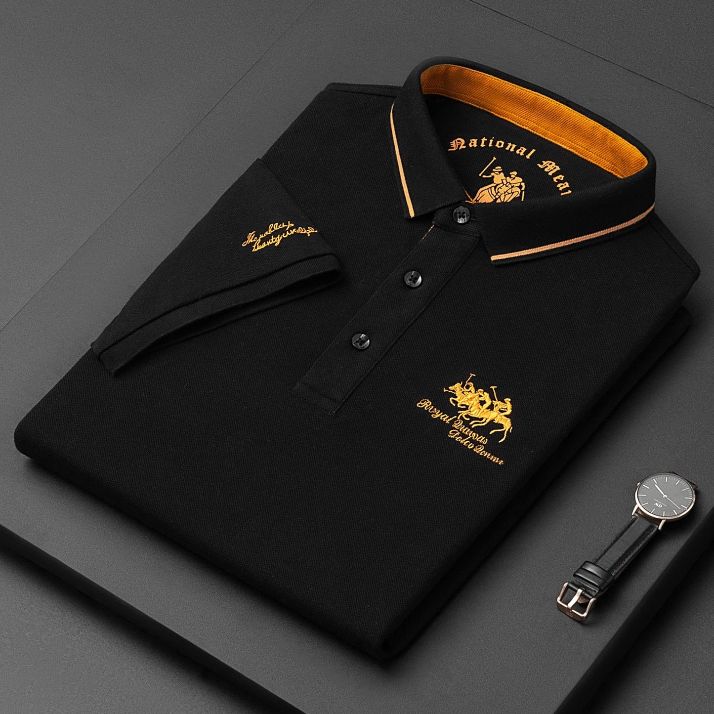 Herren Polohemd Kurzarm Modern - BerlinGlamour