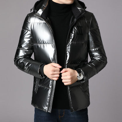 Herren Daunenjacke Leicht Stilvoll Warm