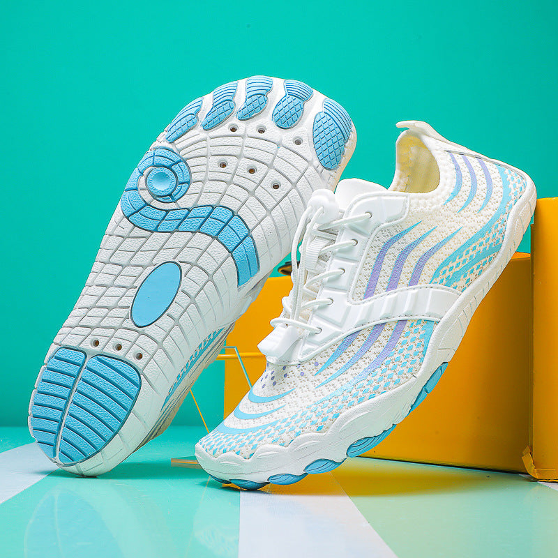 Damen Wasserschuhe Atmungsaktiv Flexibel Rutschfest