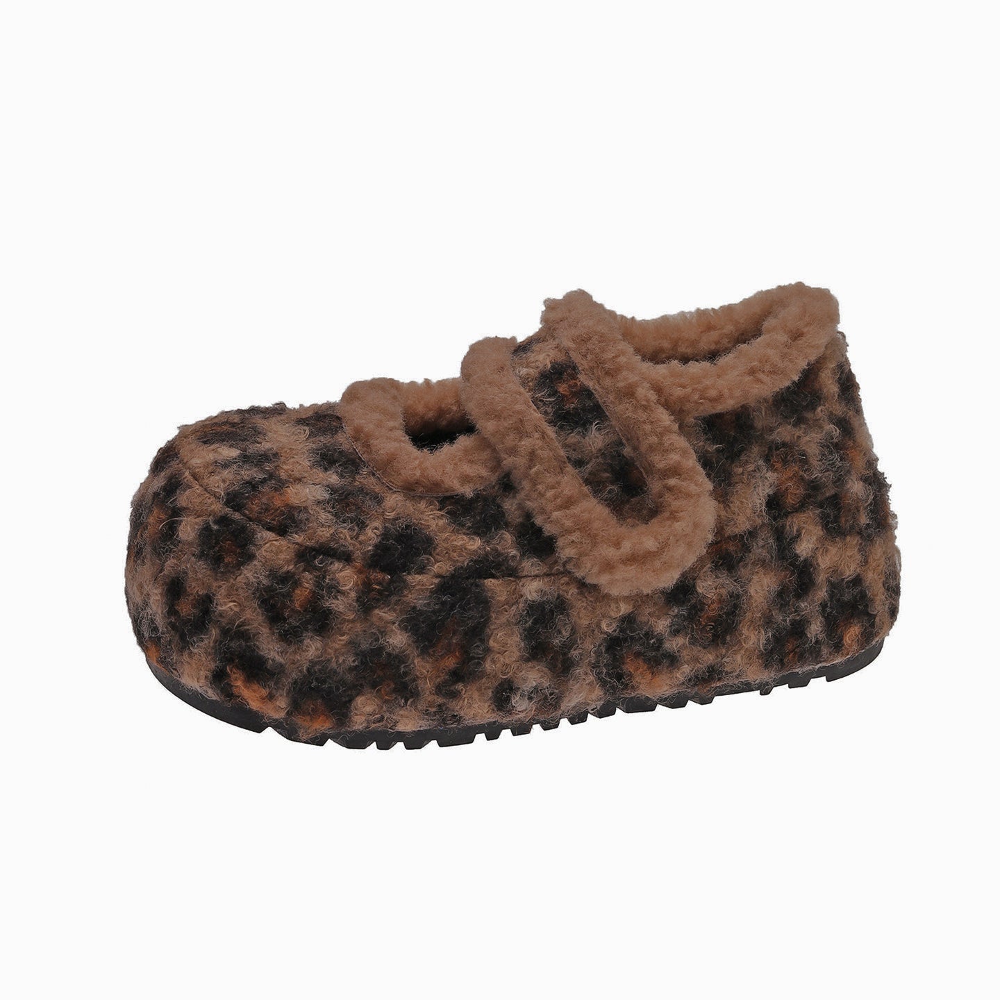 Damen Fleece Hausschuhe Rutschfest Warm Gemütlich