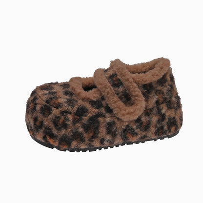 Damen Fleece Hausschuhe Rutschfest Warm Gemütlich