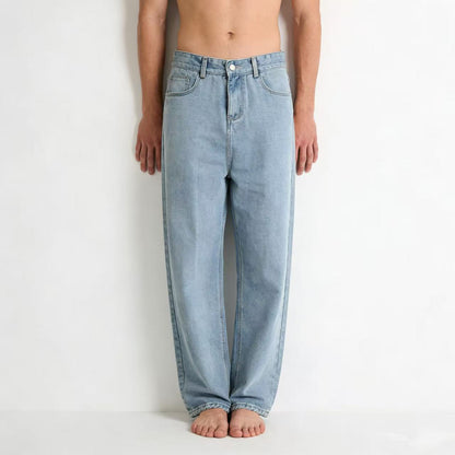 Herren Vintage Jeans Weite Bein Relaxed Fit
