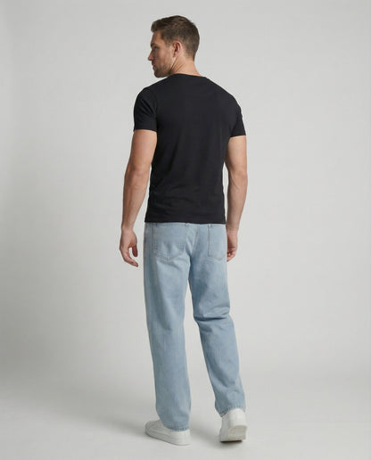 Herren Vintage Jeans Weite Bein Relaxed Fit