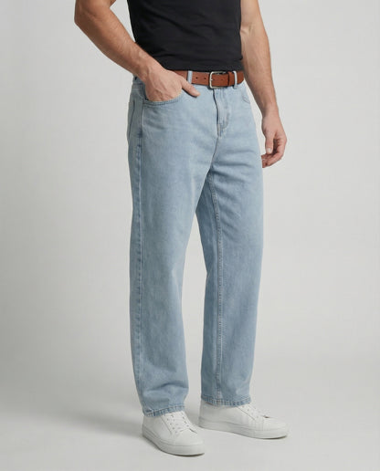 Herren Vintage Jeans Weite Bein Relaxed Fit - BerlinGlamour