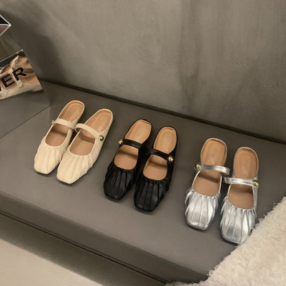 Elegante Damen Ballerinas Rüschendesign Modisch
