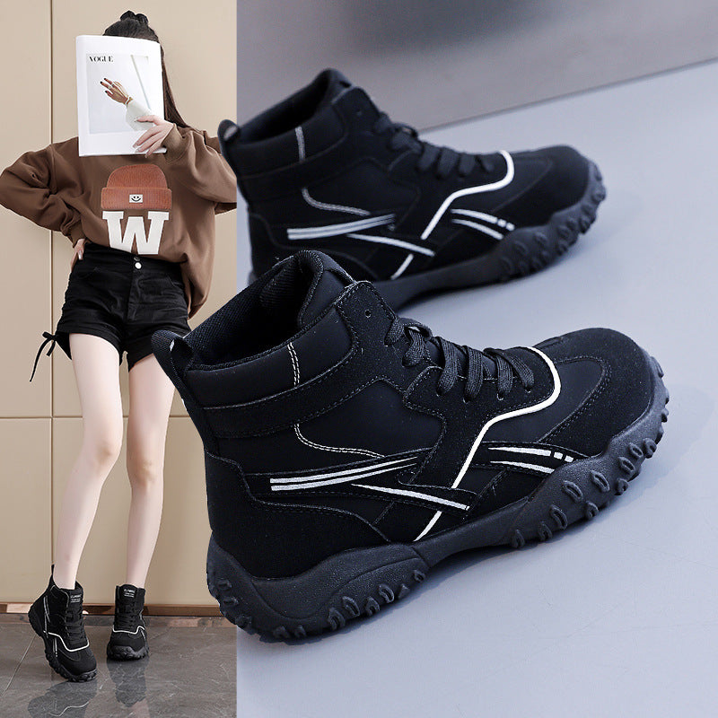 Wanderschuhe Damen Outdoor Stiefel Rutschfest Atmungsaktiv - BerlinGlamour