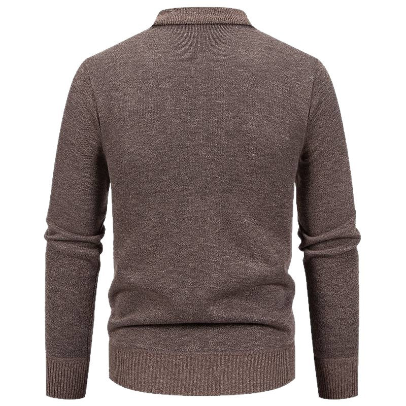 Herren Strickjacke Karomuster Modern Mit Knöpfen