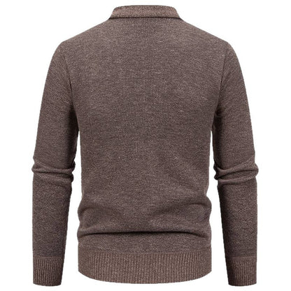 Herren Strickjacke Karomuster Modern Mit Knöpfen
