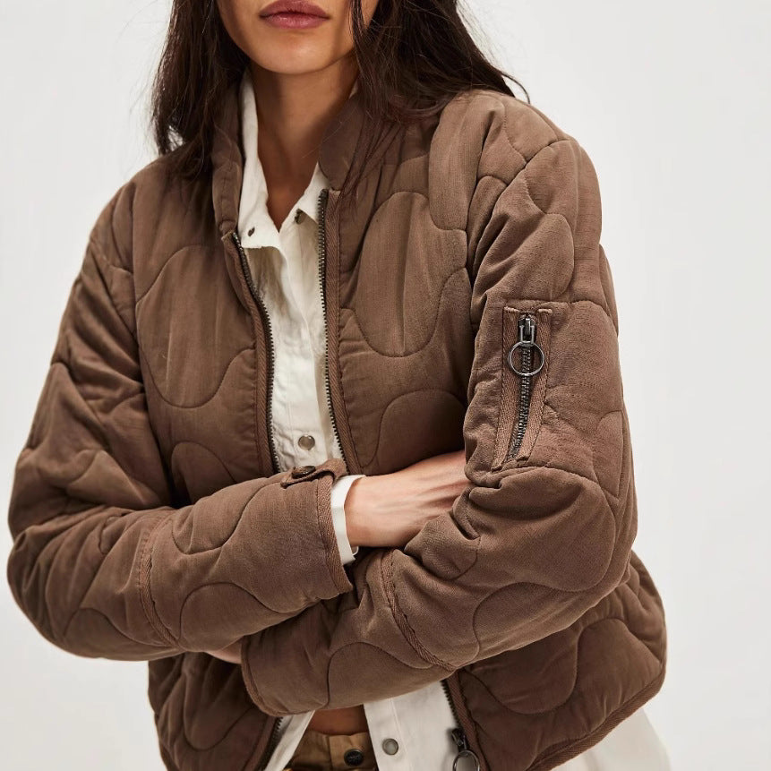 Gesteppte Damen Bomberjacke Trendy Berlin