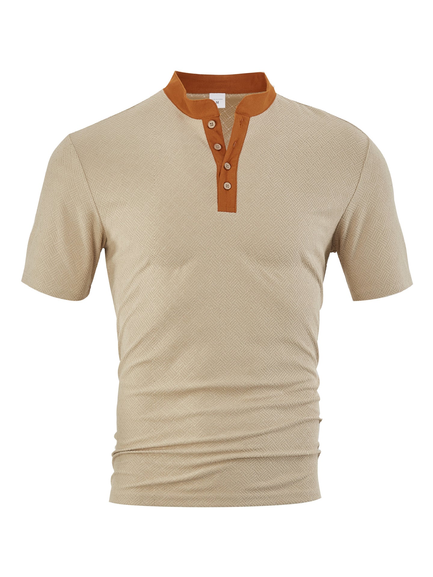 Herren Polohemd Elegantes Design Strukturiert Modern