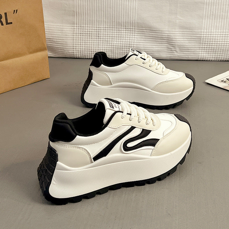 Damen Sneaker Chunky bequem rutschfest mit Dämpfung