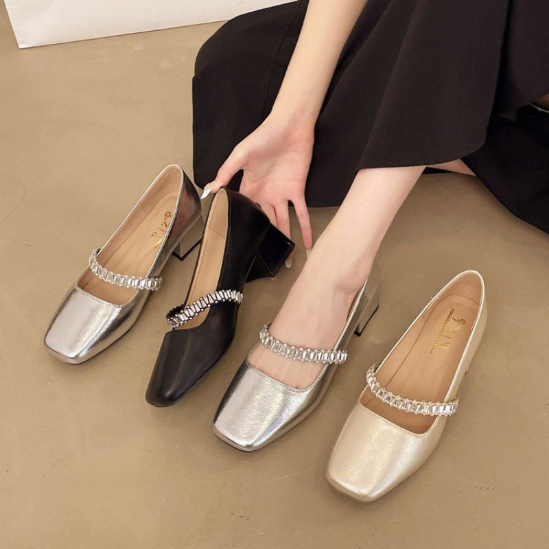Damen High Heels Absatzschuhe Glitzer Schuhe Elegant - BerlinGlamour