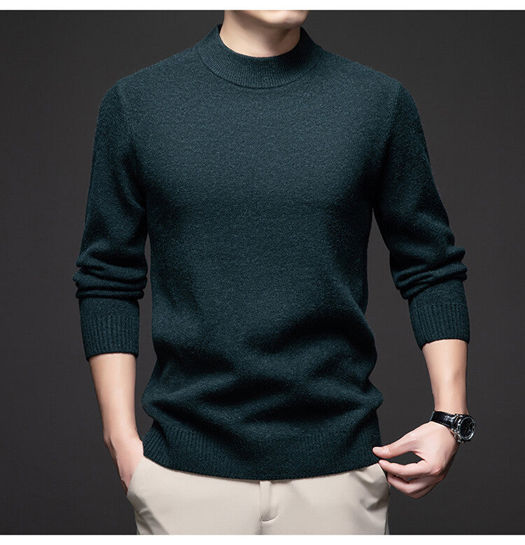 Herren Rollkragenpullover Weich Eleganter Pullover Männer
