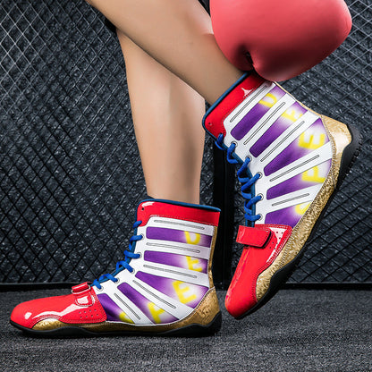 Damenschuhe Boxschuhe Knöchelschutz Rutschfest Mode