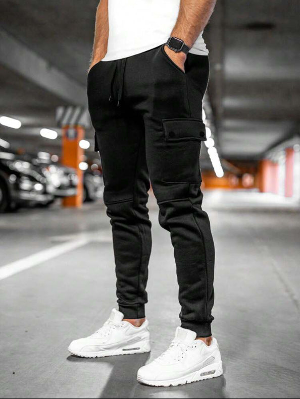 Herren Cargo-Jogginghose Funktionshose Mit Taschen Bequem