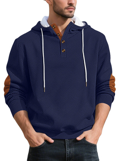 Herren Kapuzenpullover Modern Strukturiert Trendig
