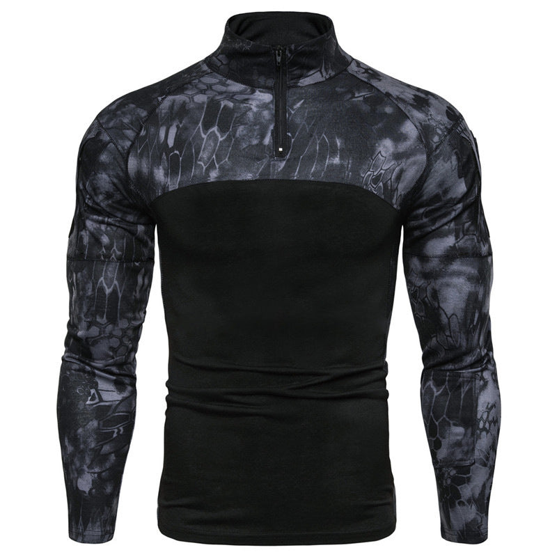 Herren Camouflage Pullover Funktionsweise Modern