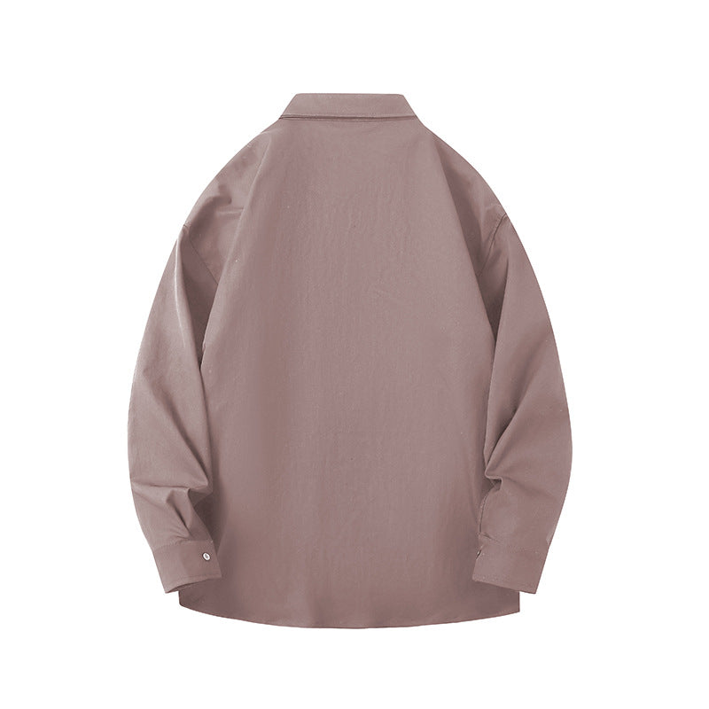 Herren Overshirt Lässig mit Brusttasche Casual