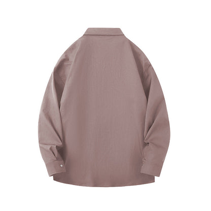 Herren Overshirt Lässig mit Brusttasche Casual